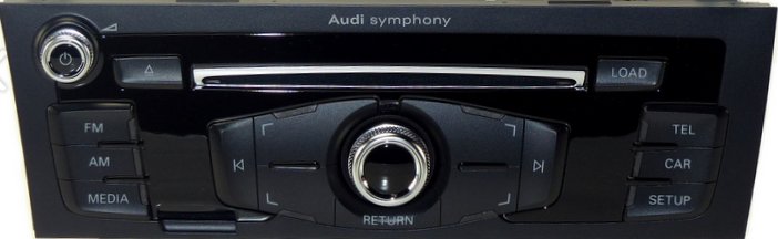 Bluetooth nachrüsten für Audi Symphony 4  | Musik Freisprechen USB/AUX
