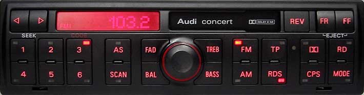 Bluetooth retrofit for Audi Concert 1 | music hands-free usb aux