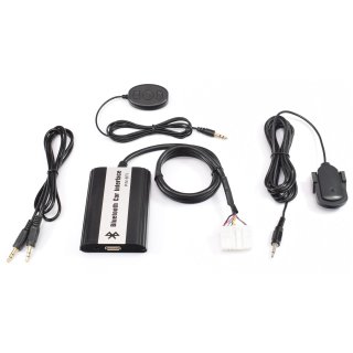 Wiiki Musik Freisprech Adapter Bluetooth USB AUX Toyota Lexus 5+7 Stecker