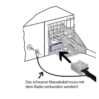 BlueMusic Bluetooth Audio Freisprecheinrichtung VW 12pin