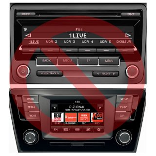 BlueMusic Bluetooth Audio Freisprecheinrichtung VW 12pin ab Juli 2010