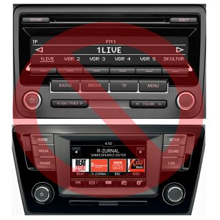 Kit mains libres Bluetooth Audio pour 8 broches Mini ISO Audi : Chorus 2, Concert 2, Symphony 1-2, Navigation Plus 1-2, RNS 1109 - Auto