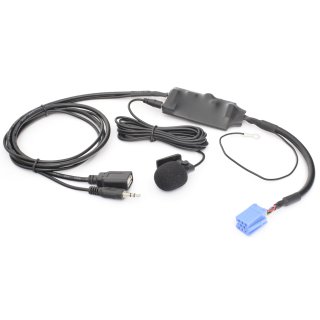 BlueMusic Bluetooth USB AUX Freisprecheinrichtung Audi 8pin + 20pin