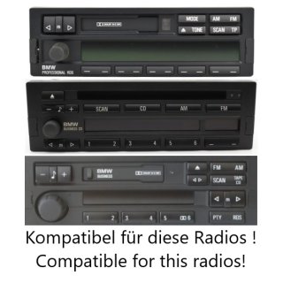 BlueMusic Bluetooth Audio Freisprecheinrichtung BMW Rundpin E36/Z3