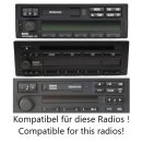 BlueMusic Bluetooth Audio Freisprecheinrichtung BMW Rundpin E36/Z3 C43 CD43 BE2450 BE2455