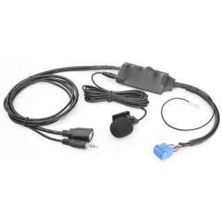 BlueMusic Bluetooth USB AUX Handsfree-Kit Audi 12pin from July 2010